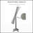 Floor Standing Jewelry Cabinet With Full-Length Mirror, Lockable Organizer, And 3 Adjustable Angles, Grey