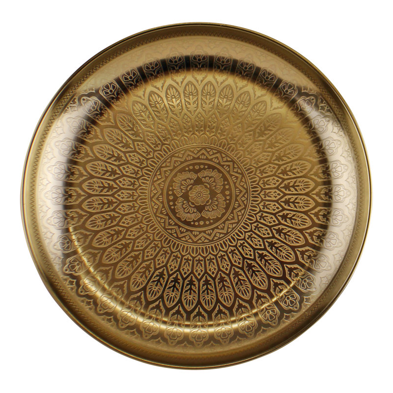 Gul Metal Tray, Gold
