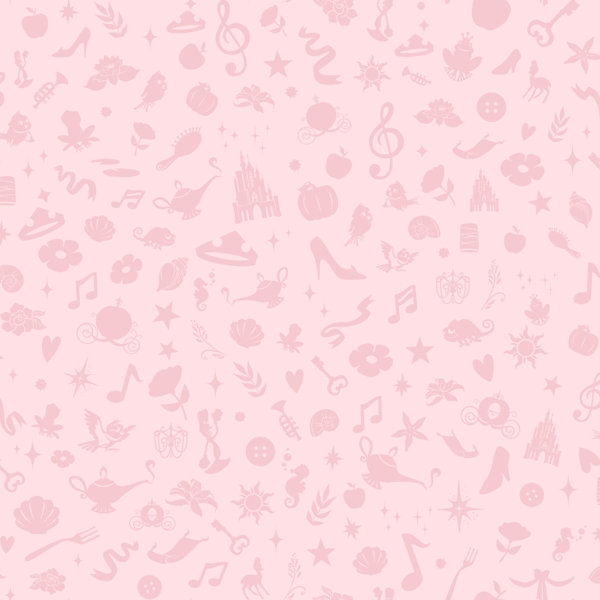 Roommates Disney Princess Castle Peel and Stick Wallpaper, Pink