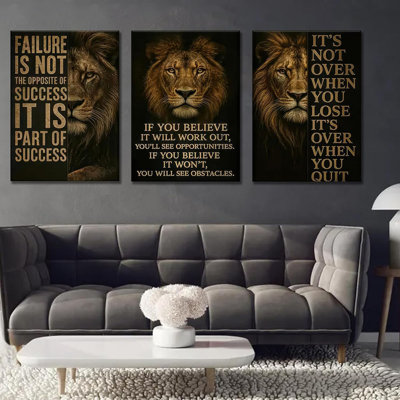 3 Piece Wrapped Canvas Print