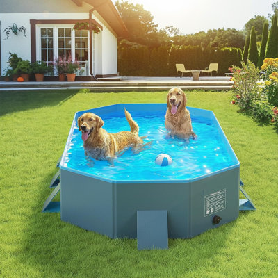 PVC,PE Square Pet Pool 12'' H x 71'' W x 39'' L