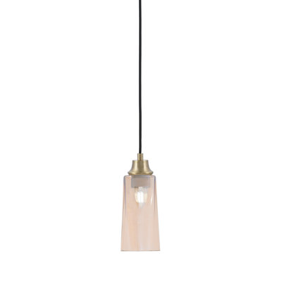 Luminaire suspendu en verre vieilli Howlet