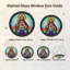 Panneau de vitrail Sacred Heart, H 12 po-686354196