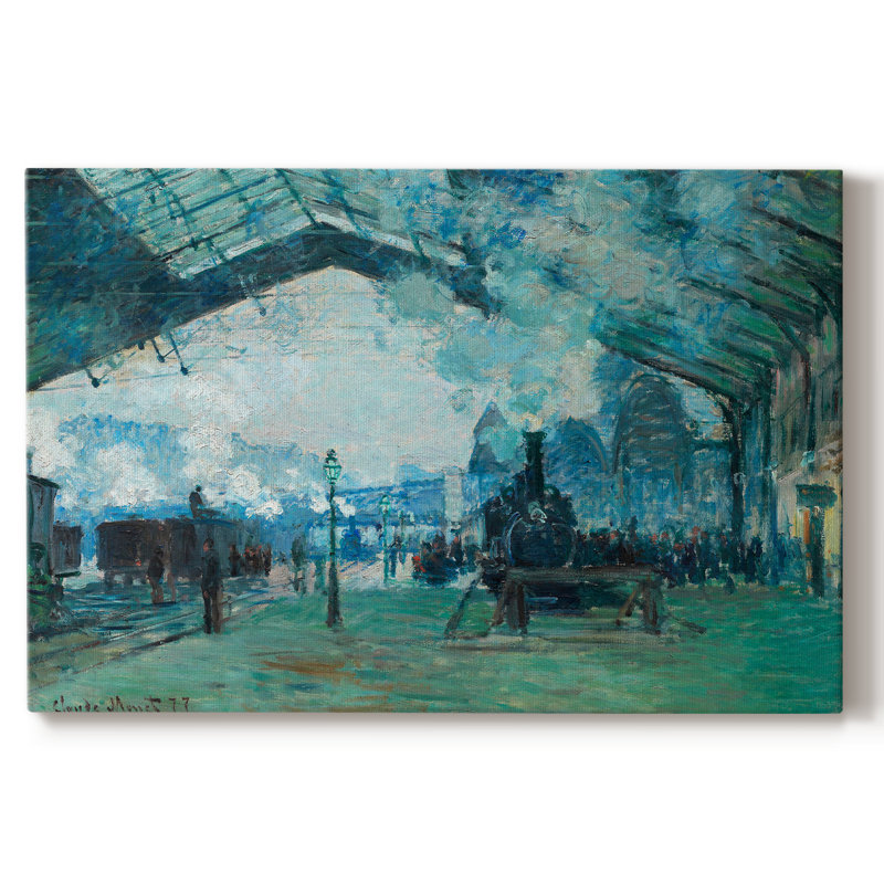 Paysage rétro -DCCDXIV, H 19 po x l 28 po x P 1,5 po, Toile tendue