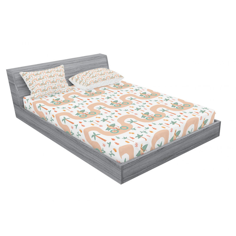 Microfiber Sheet Set, Full Sheet Set with Fitted Sheet