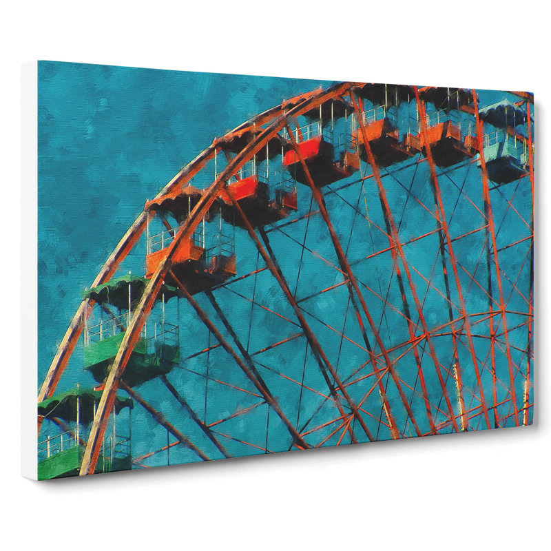 Ferris Wheel Vol.2 - Wrapped Canvas, 50cm H x 76cm W x 3cm D