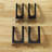 Metal Pegboard Strip Garden Tool Organizer Kit