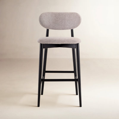 Lucia Bar/Counter Stool - Harvest Jute Seat - Ebano Frame