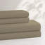 Ensemble de literie Bluff City Bedding King en bambou mélangé, doux, 4 pièces, draps à poches profondes de 40 cm (16 pouces)-134727249
