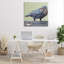 «Crow Eating Donut», art mural sur toile par Kamdon Kreations-1658610975