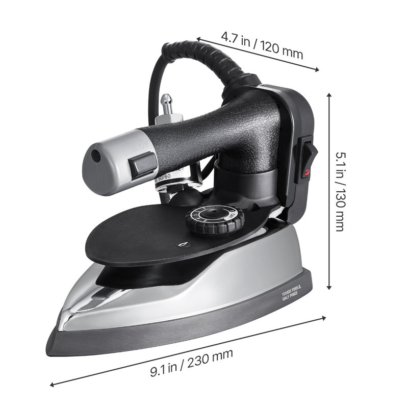 Fer à repasser par gravité 1000W avec réservoir électrique de 3,5 L