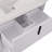 30" Bathroom Vanity With Ceramic Sink And Full-Extension Drawers, Soft Close Undermount Drawer Slides, Fluted Design-1265623686