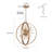 6 - Light Dimmable Sputnik Sphere Chandelier-1225962866