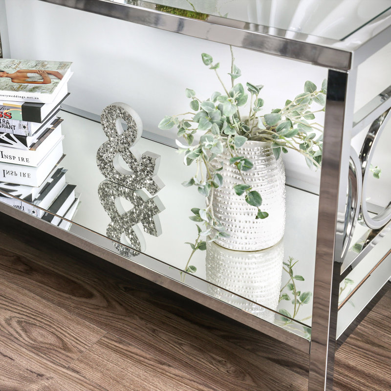 Table console Jacia 47,25 po, Chrome chrome