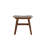 Aevah Solid Wood Vanity Stool with Saddle Cushion, High-Rebound Sponge Seat, Easy Assembly Makeup Chair-577532122-603616311