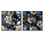 Okehampton - Ensemble de 2 collages carrés botaniques abstraits-101855169-101855170