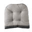 Coussin de chaise berçante Coussin de chaise berçante haut de gamme de qualité supérieure avec coussins à haut dossier et coussins de siège rembourrés antidérapants, ensemble de 2 pièces supérieures et inférieures avec attaches, couleur bourgogne-1696355616