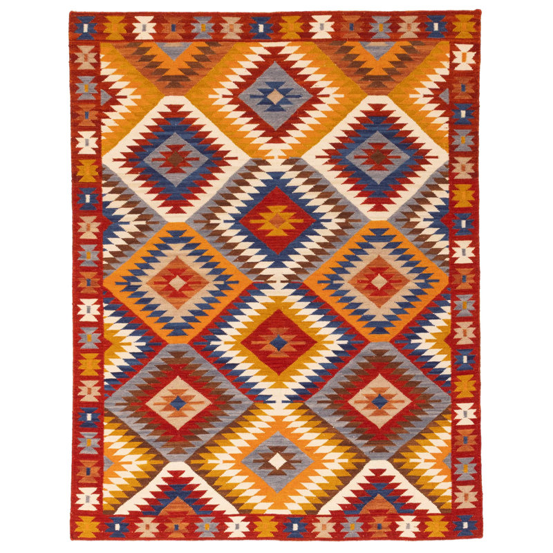 Breneman Red Kilim 5'8" x 7'5"