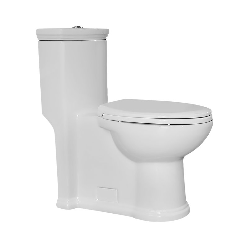 Toilette allongée une pièce à double chasse Magic (siège inclus)