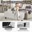 47'' Tufted Storage Ottoman Bench, Velvet End Of Bed Bench With Nail Accent And Solid Wood Legs, For Living Room, Bedroom, Entryway, Taupe