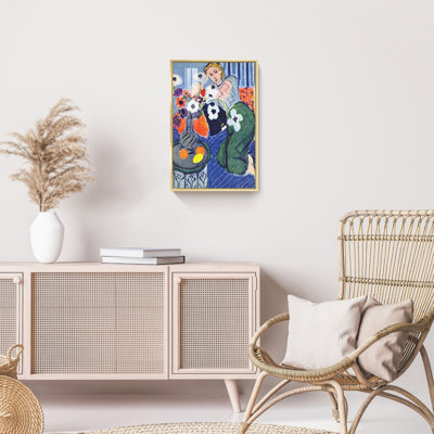 «Matisse» par Henri Matisse, reproduction d'art sur toile encadrée
