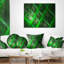 Grille en métal abstrait - coussin à imprimé abstrait-30734759