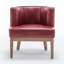 Fauteuil demi-tonneau rembourré Ezra-786368248