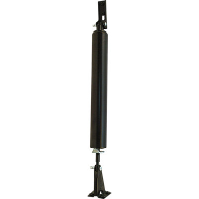 Pare-étincelles en aluminium et ferme-porte, 9 po, noir (paquet de 1)