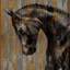 « cheval i », reproduction d’art sur toile-20923716