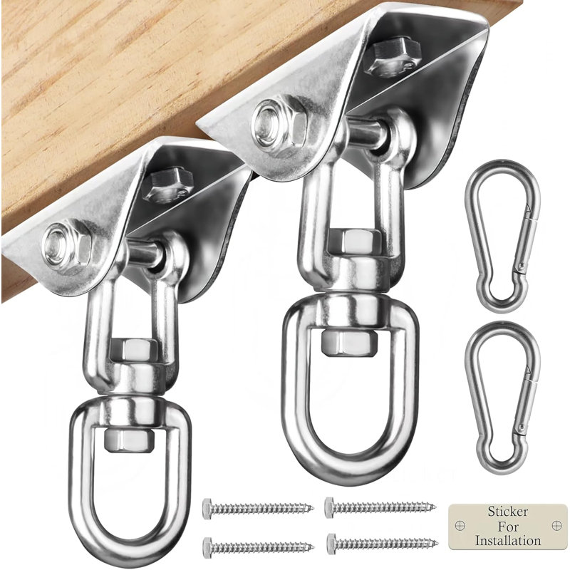 Cintres de balançoire robustes pour ensembles de bois Capacité de hamac de 2000 lb