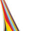 Murano Style Art Glass 13" Rainbow Sailboat