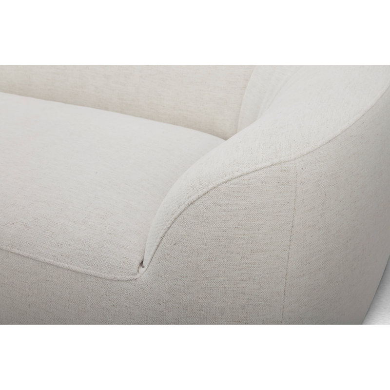 Canapé Briteny en tissu Nomad Snow