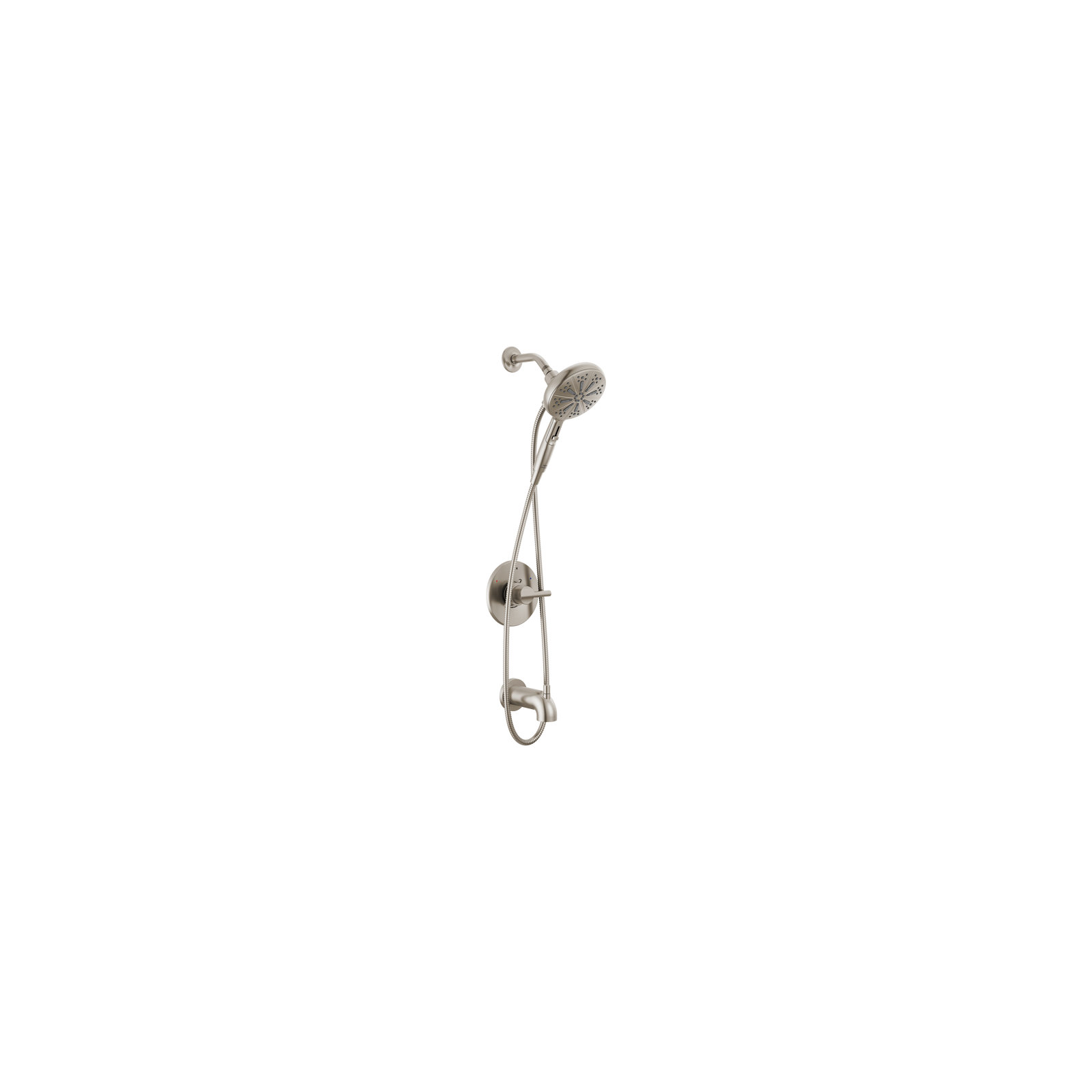 Nicoli 144749-HS Monitor 14 Series Tub and Shower with SureDock Hand Shower, Stainless Steel