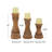11.85'' H Wood Tabletop Candlestick-1749931944