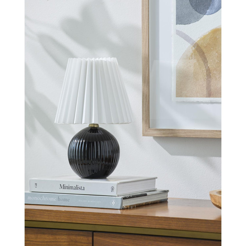 Nelie Accent Table Lamp, Black