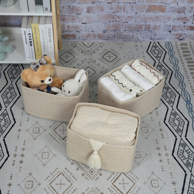 Rope Storage Basket 3 Pack