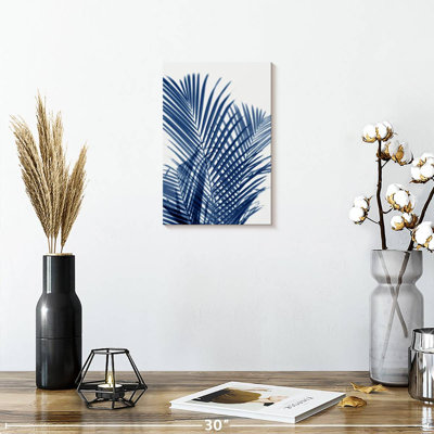 Harnek Palm Shadows indigo I