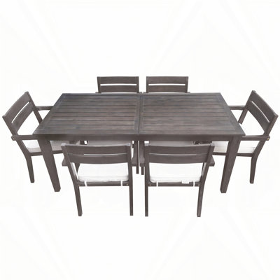 Acacia Wood Outdoor Dining Table And Chairs