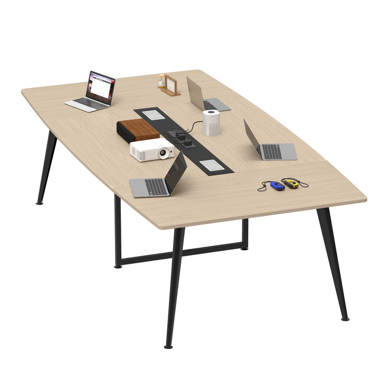 89.7'' Boat Shaped Conference Table
