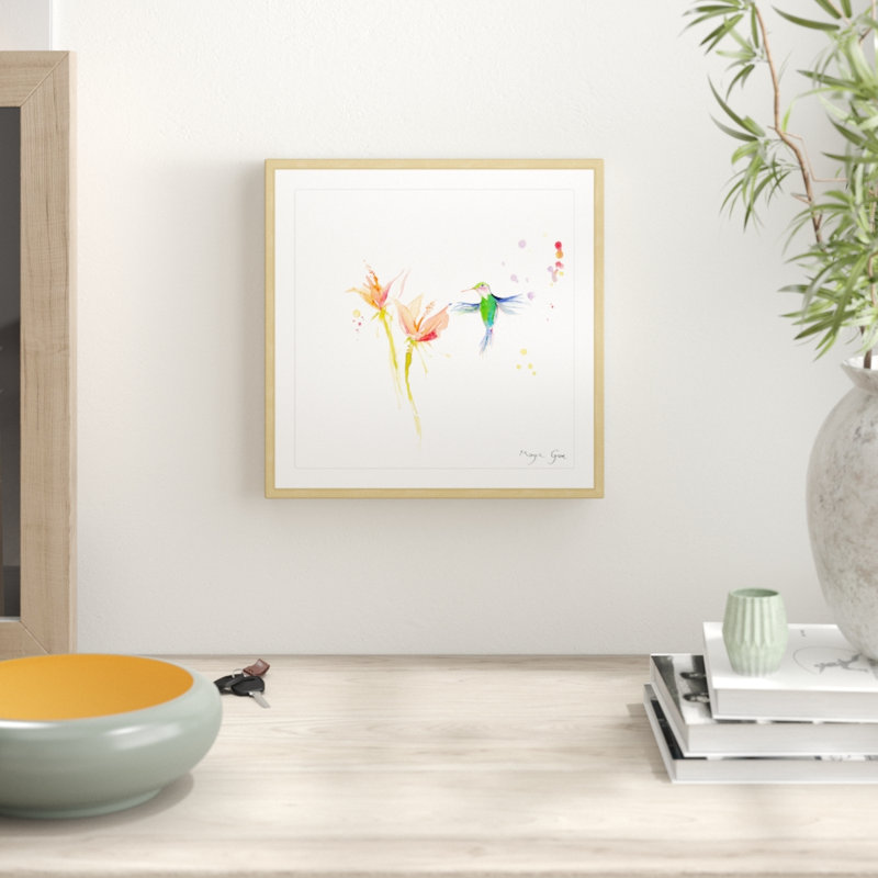 Maya Gur - Single Picture Frame Painting, 41cm H x 41cm W x 3.81cm D
