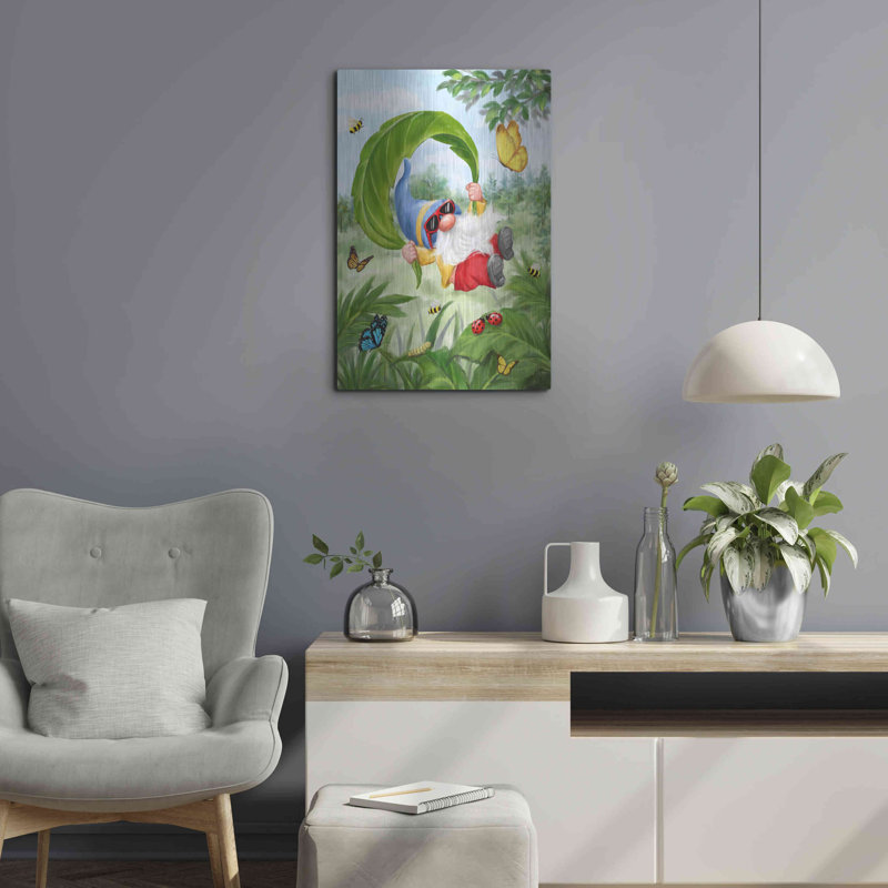 «Gnome Parachute» par Makiko, H 24 po x l 16 po