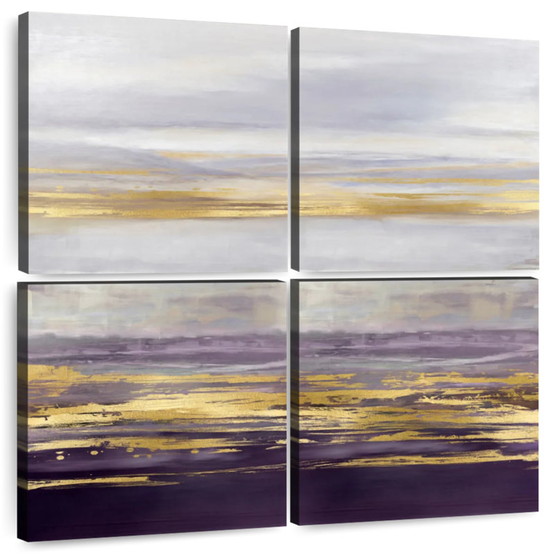 Avery Amethyst Reflections I, 45" H x 45" W