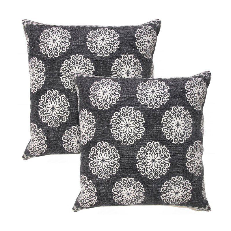 Ensemble de 2 coussins en coton Classic