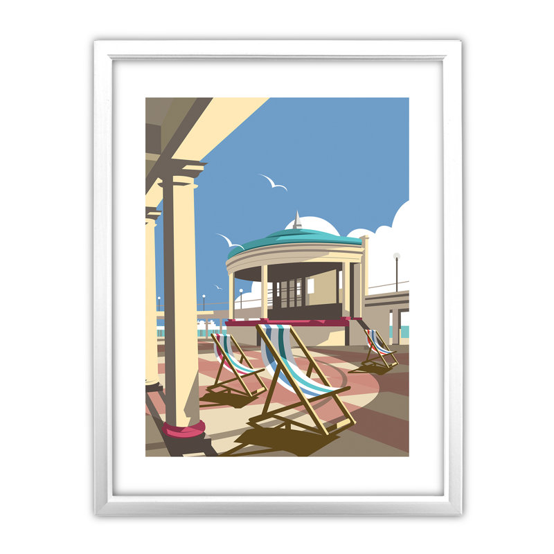 Dave Thompson - Single Picture Frame Print, White