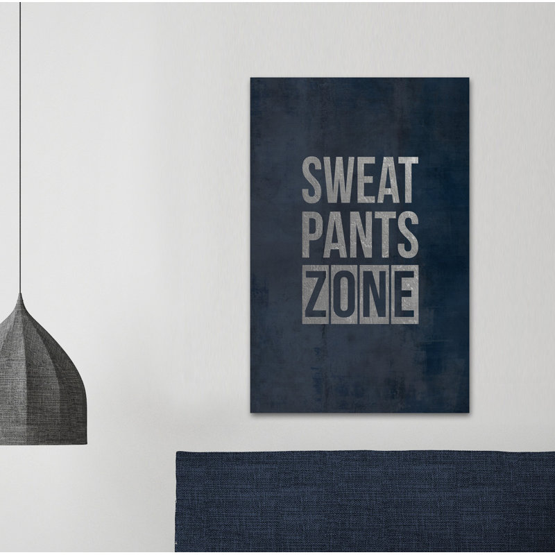 Sweat Pants Zone II - Wrapped Canvas Print, 30cm H x 20cm W x 3.81cm D