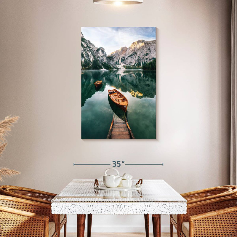 Bateaux Mehar Braies Lake, H 45 po x l 30 po