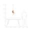 1 - Light Natural Novelty Pendant