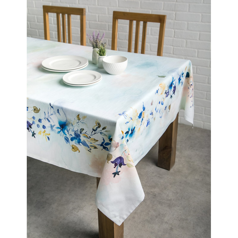 Paisley 100% Cotton Christmas Tablecloth, 60" L x 60" W