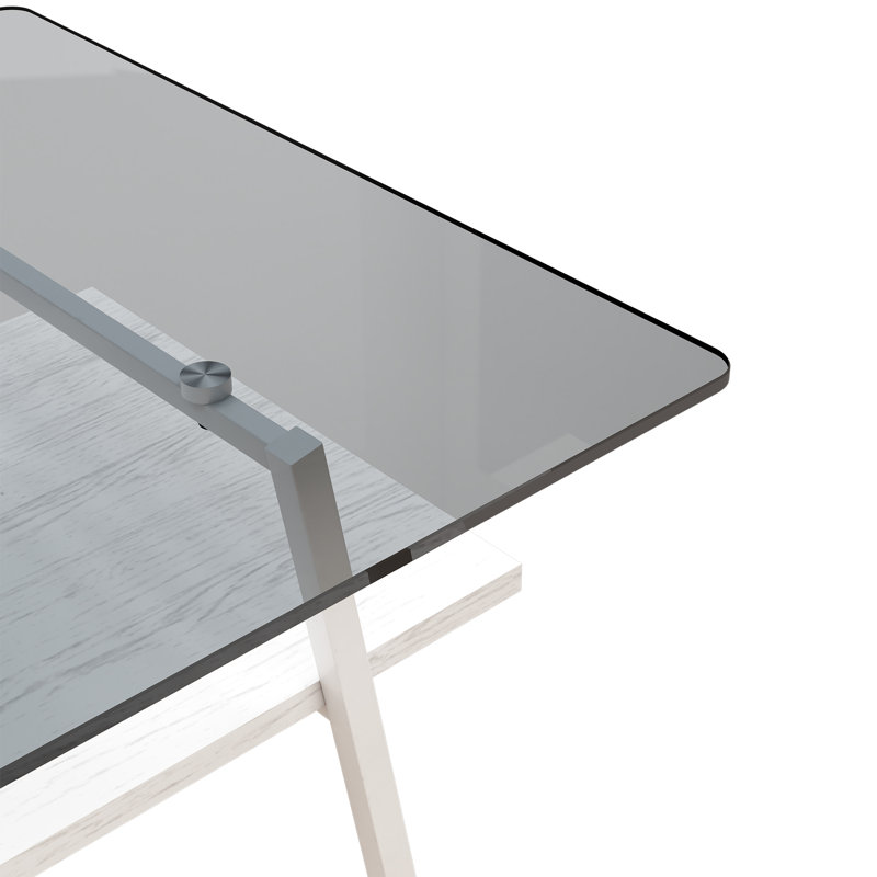 Glass Top End Table