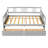 Full Size Daybed Wood Bed With Two Drawers